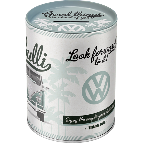 nostalgic-art-vw-good-things-are-ahead-of-you-salvadanaio-in-metallo-1-litro image 2