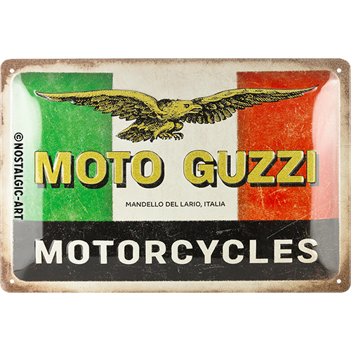 nostalgic-art-cartello-in-metallo-moto-guzzi-motorcycles-italia-targa-ufficiale- image 2