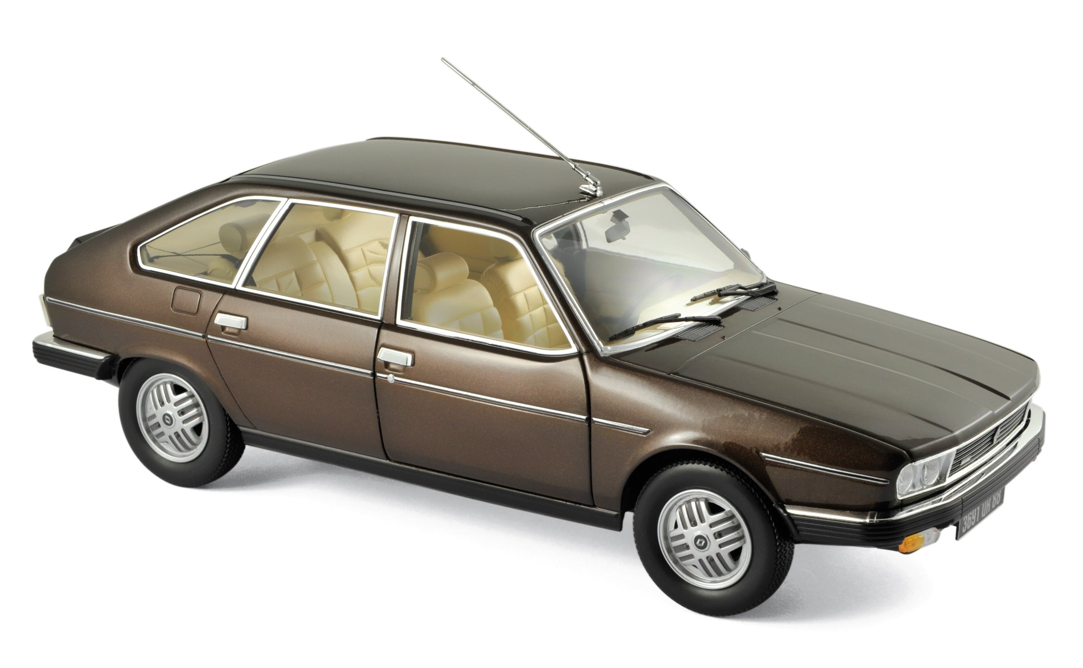 norev-renault-30-tx-1981-modellino-auto-1-18-marrone-bronzo-metallizzato image 1