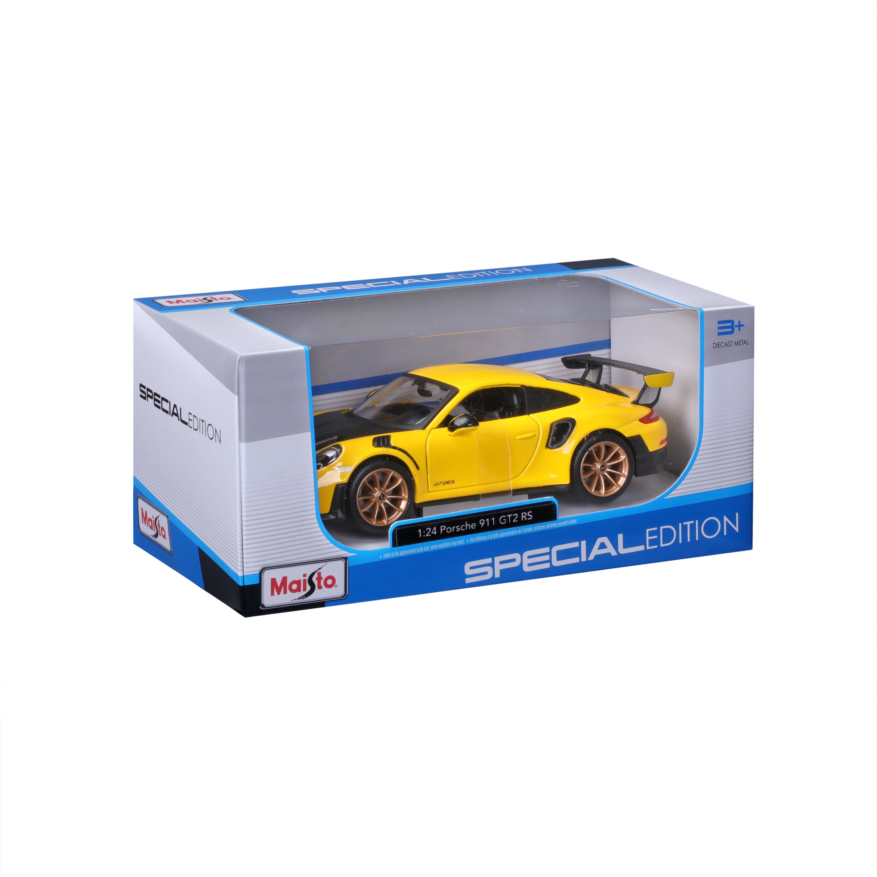 maisto-porsche-911-gt2-rs-1-24-gialla-street-fire image 2