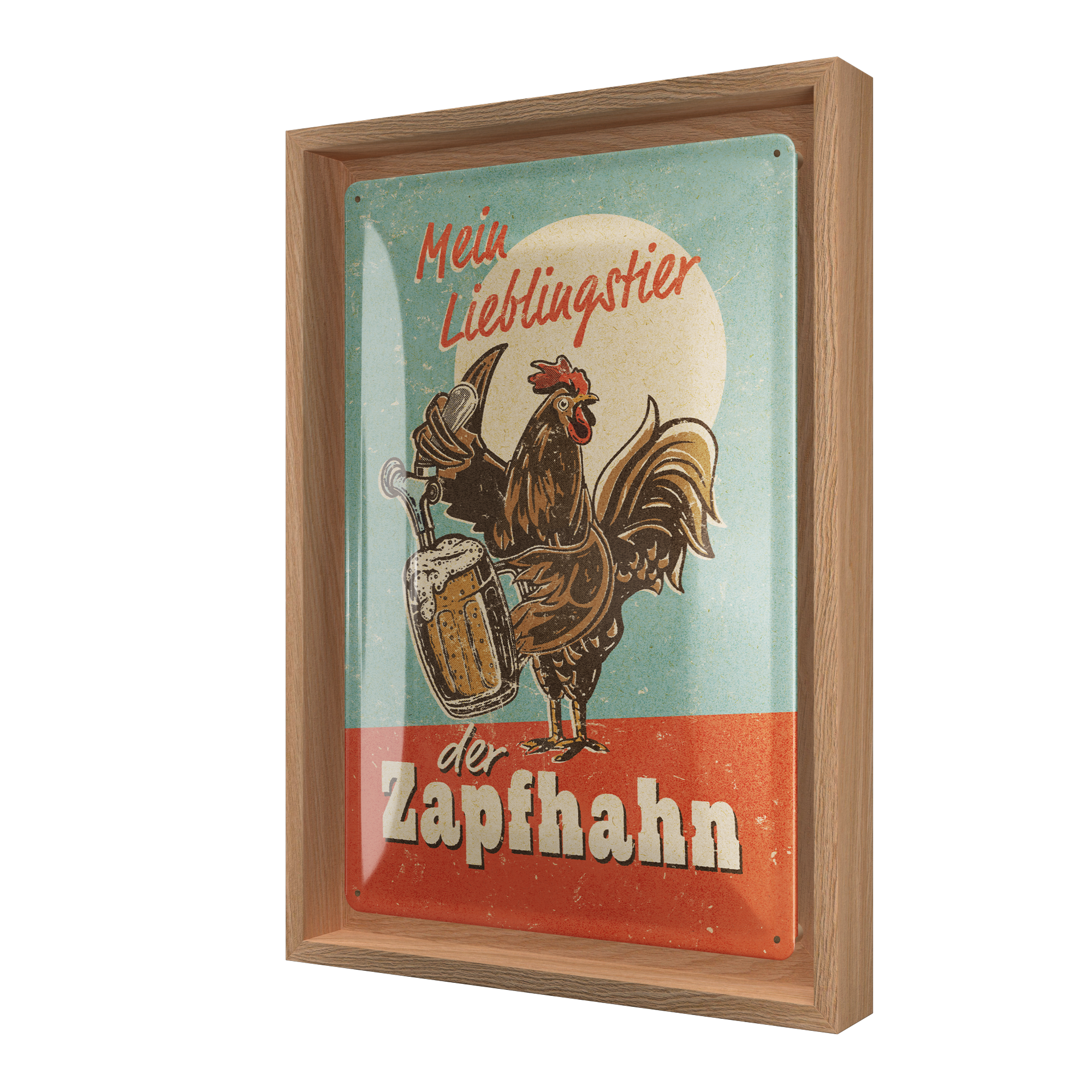 nostalgic-art-lieblingstier-zapfhahn-n-frame-m-cornice-in-legno-24-x-33-5-cm image 1
