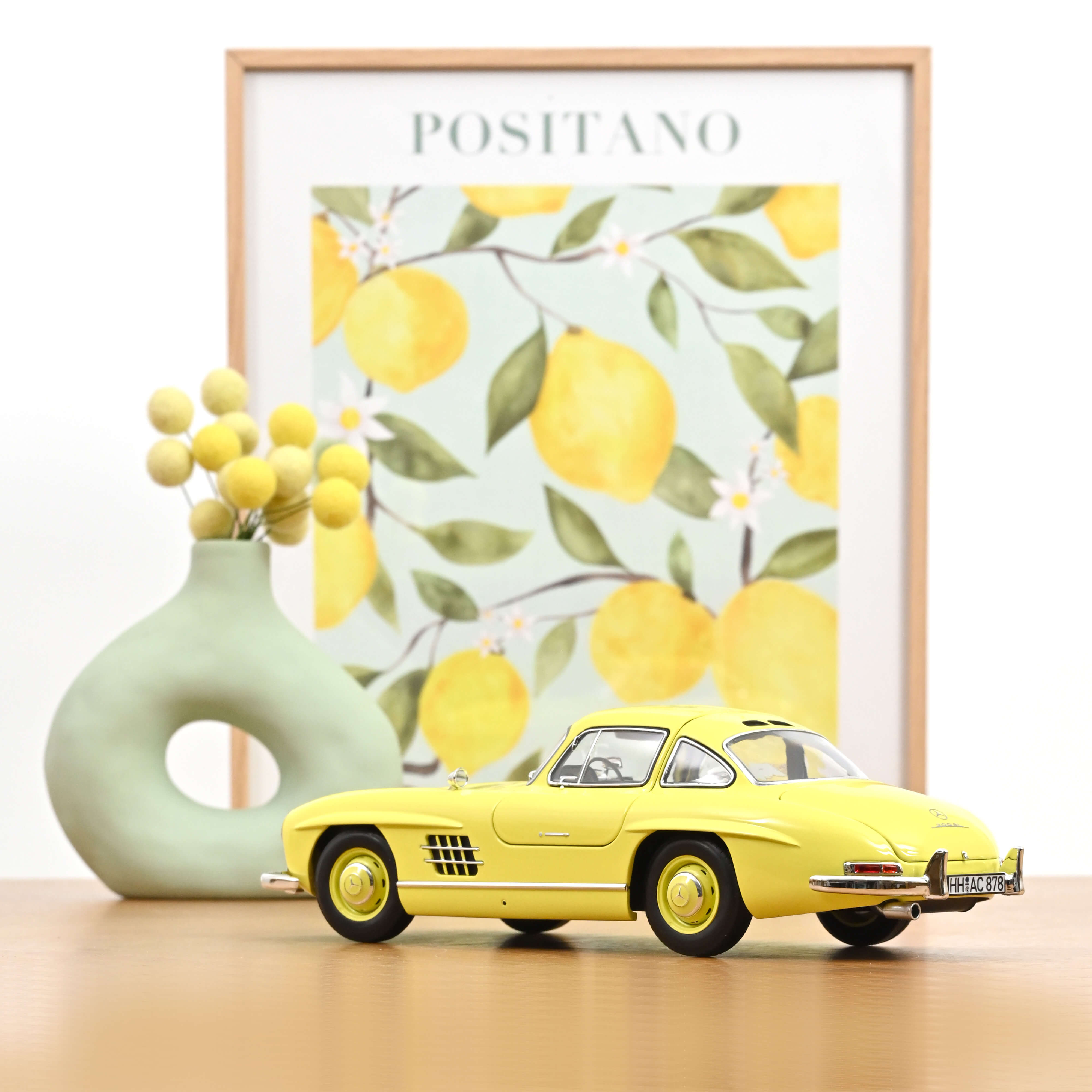 norev-mercedes-benz-300-sl-1954-giallo-fantasia-1-18-200-pz-edizione-limitata image 4