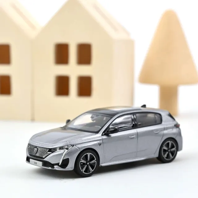 norev-peugeot-308-gt-2021-auto-1-43-grigio-artense image 1