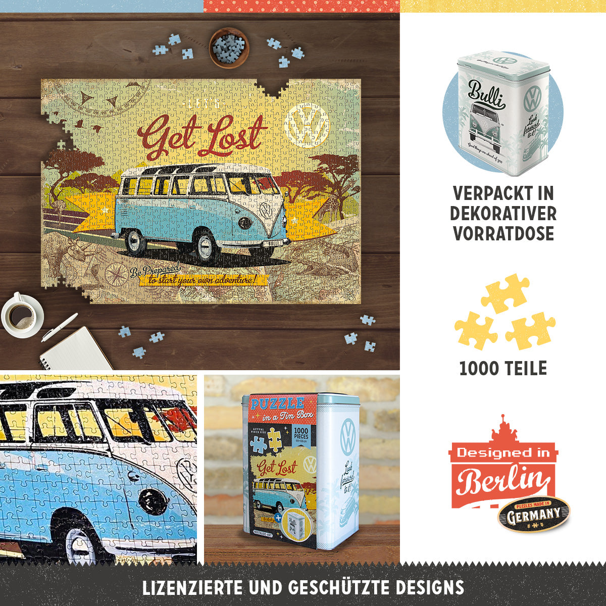 nostalgic-art-puzzle-vw-bulli-let-s-get-lost-2-da-1000-pezzi-in-latta-68x48-cm image 3