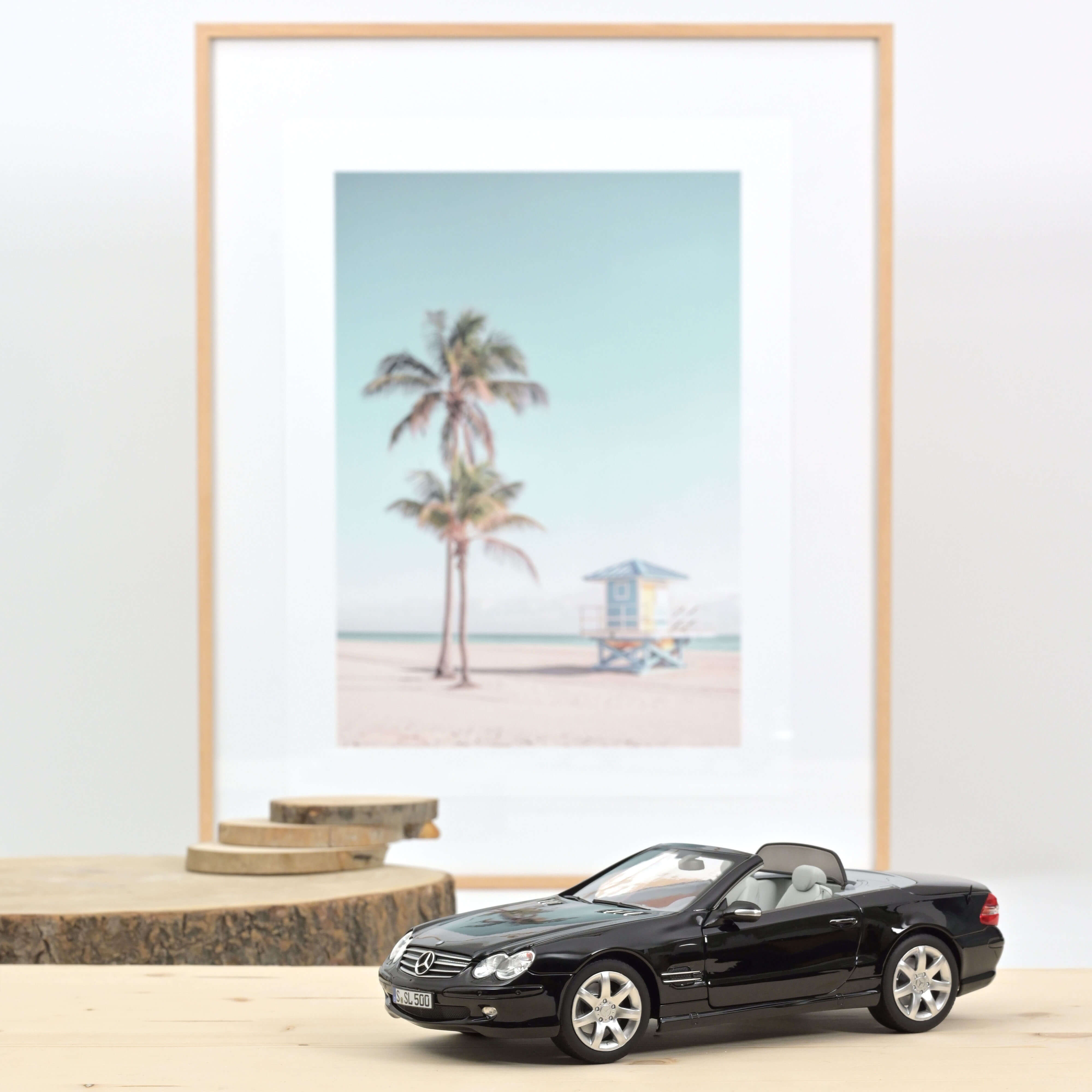 norev-mercedes-benz-sl-500-2003-nero-1-18-modellino-auto-die-cast image 1