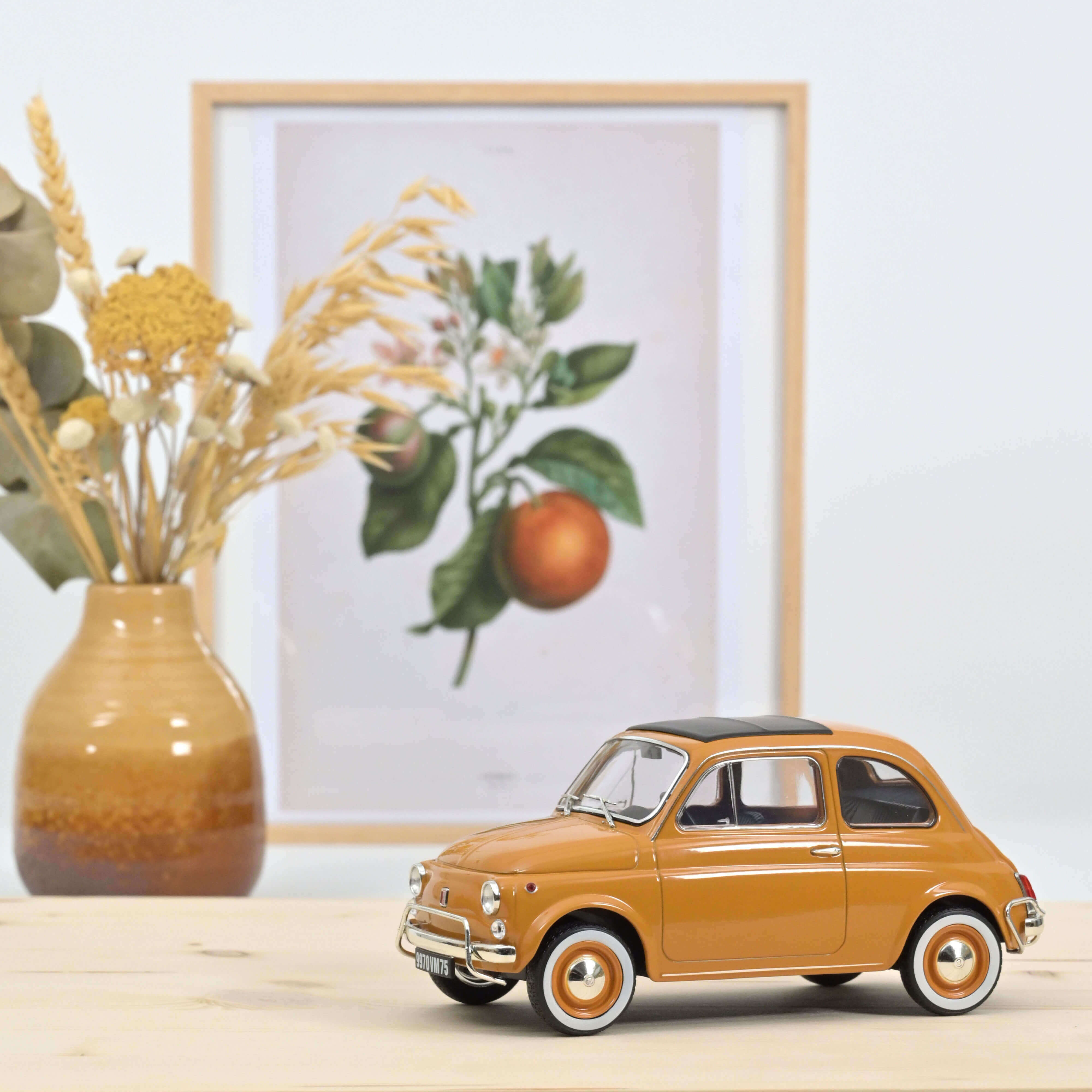 norev-fiat-500-l-1969-giallo-positano-1-18-modellino-auto-d-epoca-die-cast image 1