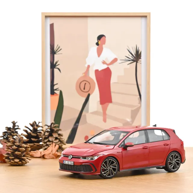 norev-vw-golf-gti-2020-modellino-auto-1-18-rosso-tornado image 1
