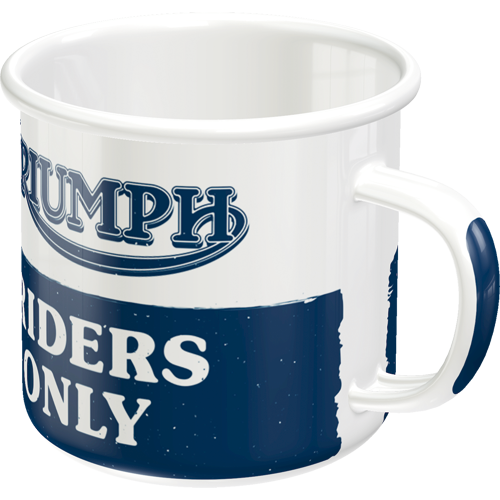 nostalgic-art-triumph-riders-only-tazza-smaltata-360-ml image 4