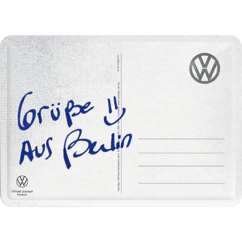 nostalgic-art-vw-good-things-are-ahead-of-you-metal-card-10x14-cm image 4