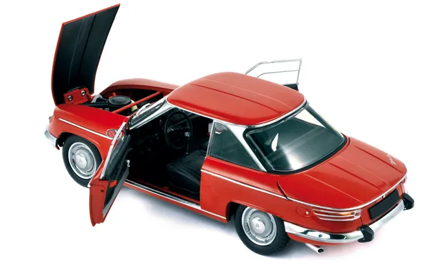 norev-panhard-24-ct-1964-modellino-auto-1-18-rosso-hastings image 1