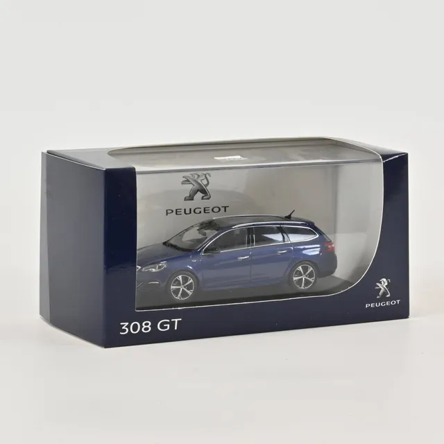 norev-peugeot-308-sw-gt-blu-modellino-auto-1-43 image 1