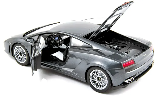 norev-lamborghini-gallardo-lp560-4-2009-modellino-auto-1-18-grigio image 1