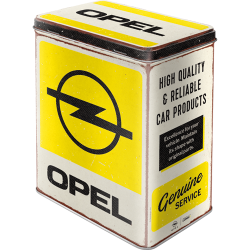 nostalgic-art-opel-service-scatola-in-metallo-l-3-litri-10x14x20-cm image 1