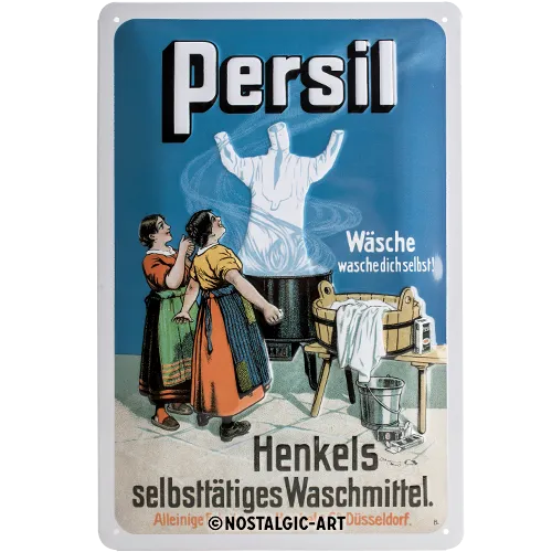 nostalgic-art-persil-w-sche-wasche-dich-selbst-targa-in-metallo-20x30-cm-2 image 1