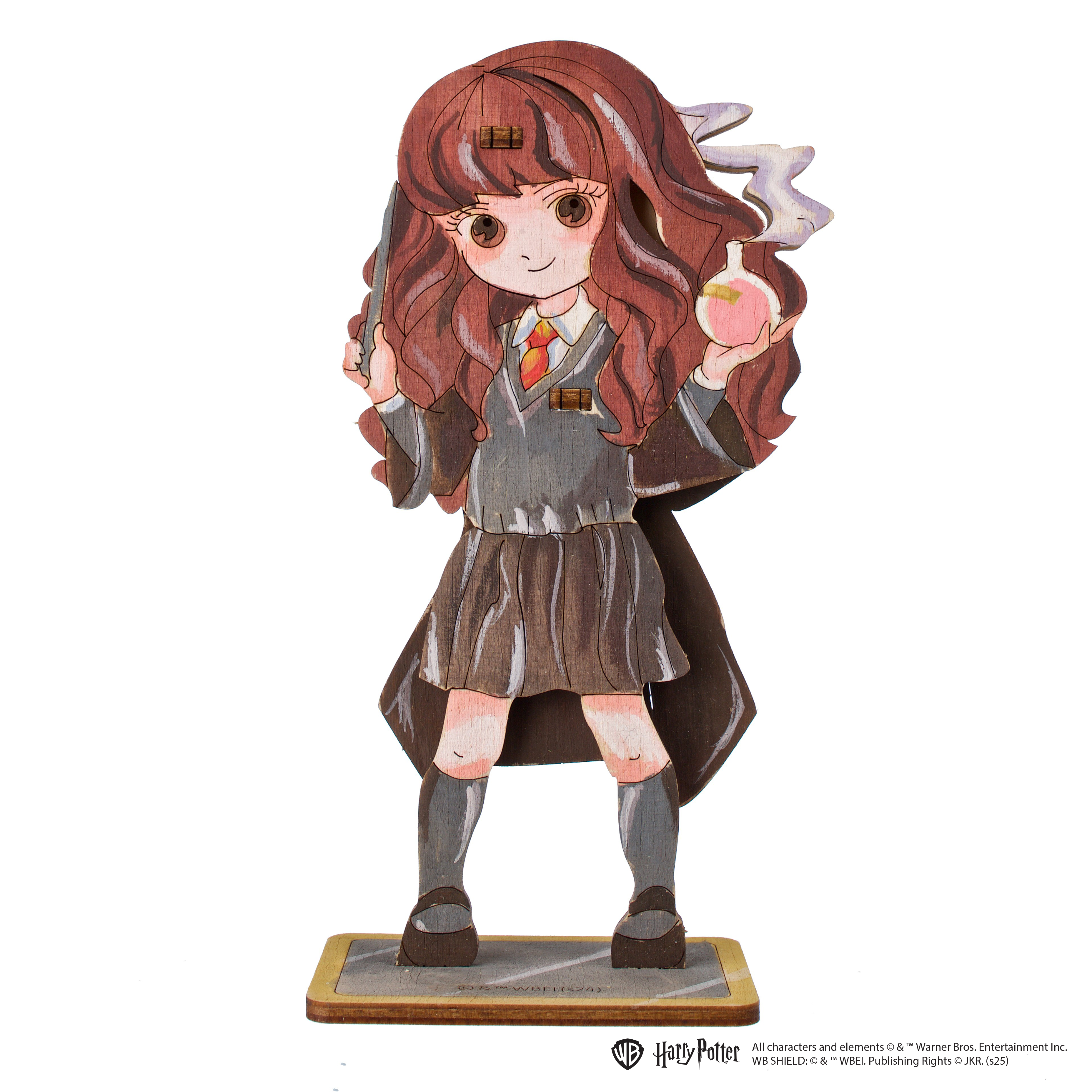 ugears-hermione-granger-modello-3d-in-legno-da-colorare image 2