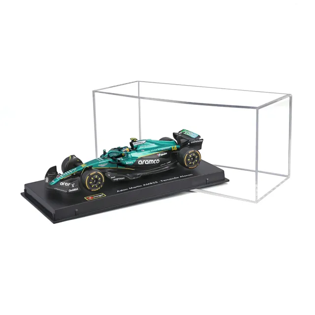 bburago-aston-martin-amr25-2025-14-alonso-1-43-con-casco-e-teca image 1