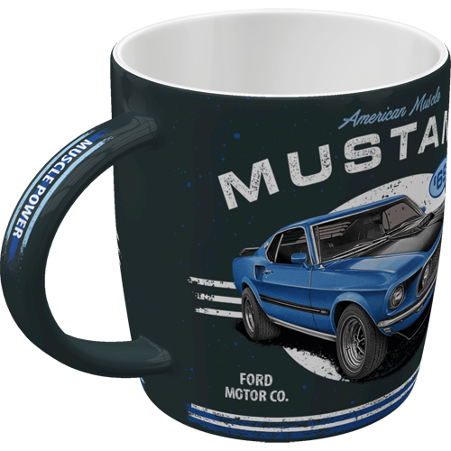 nostalgic-art-ford-mustang-1969-mach-1-blue-tazza-in-ceramica-330-ml image 6
