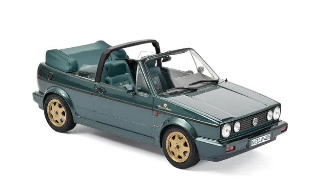 norev-vw-golf-cabriolet-etienne-aigner-1990-automodello-1-18-verde-metallizzato-2 image 1