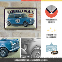 nostalgic-art-mini-the-british-classic-targa-in-metallo-20x30-cm image 3