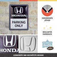 nostalgic-art-honda-am-parking-only-targa-in-metallo-15x20-cm-2 image 2