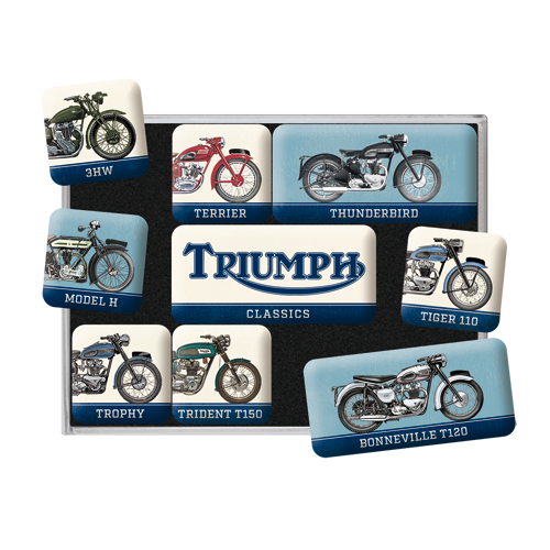 nostalgic-art-triumph-model-chart-set-magneti-7x9-cm-in-confezione-regalo image 2