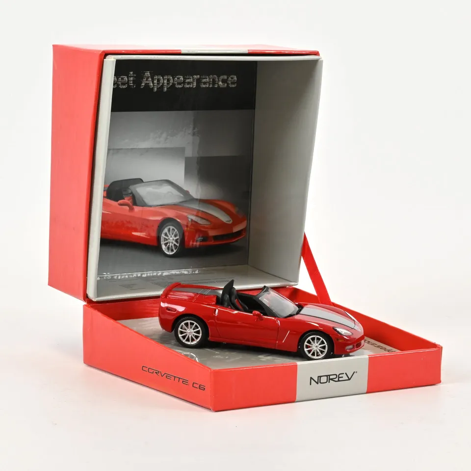 norev-chevrolet-corvette-c6-street-appearance-red-1-43-modellino-auto-americana image 1