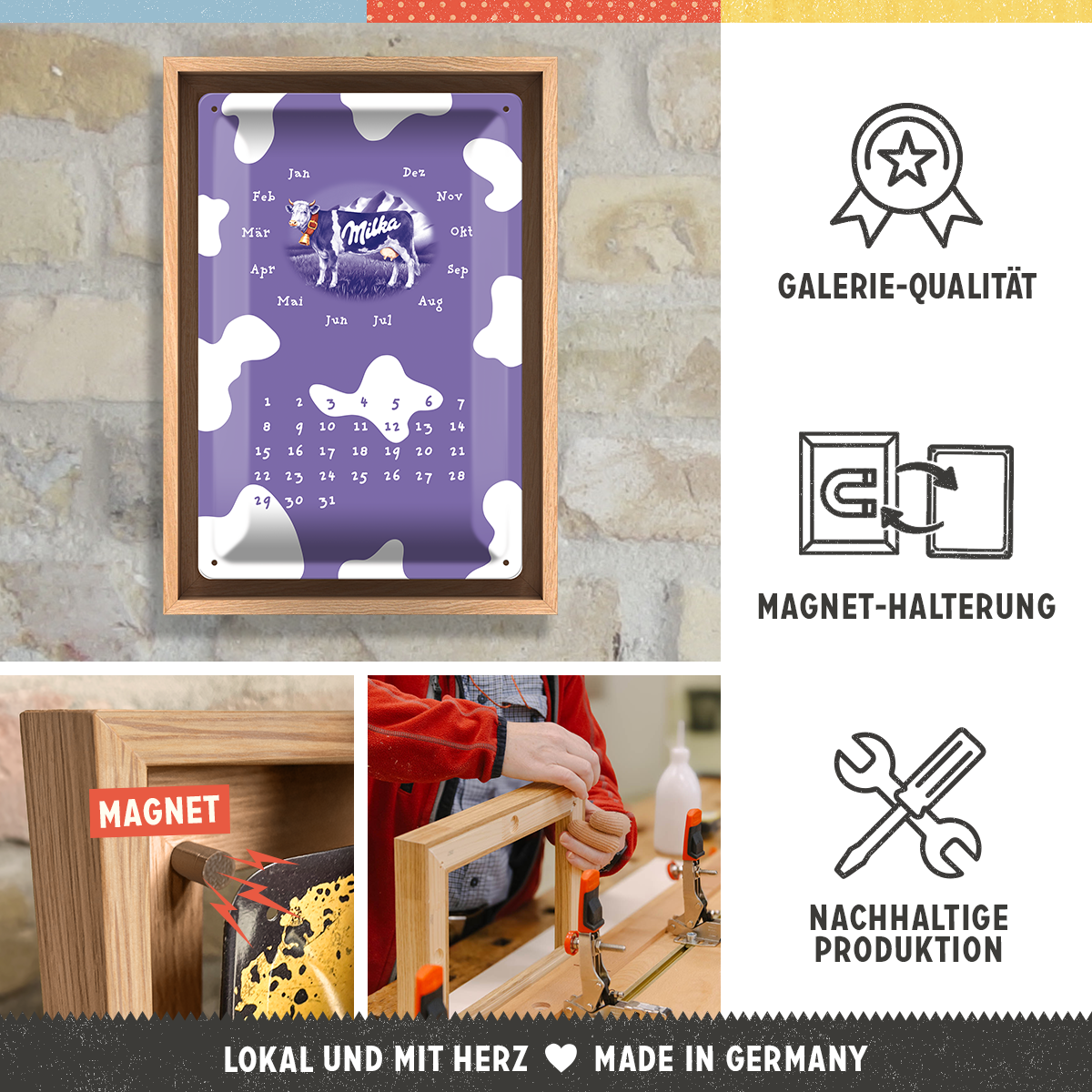 nostalgic-art-milka-n-frame-m-edition-cornice-legno-24x33-5-cm image 3