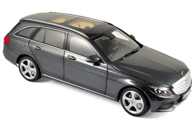 norev-mercedes-benz-classe-c-break-2014-grigio-metallizzato-1-18 image 1