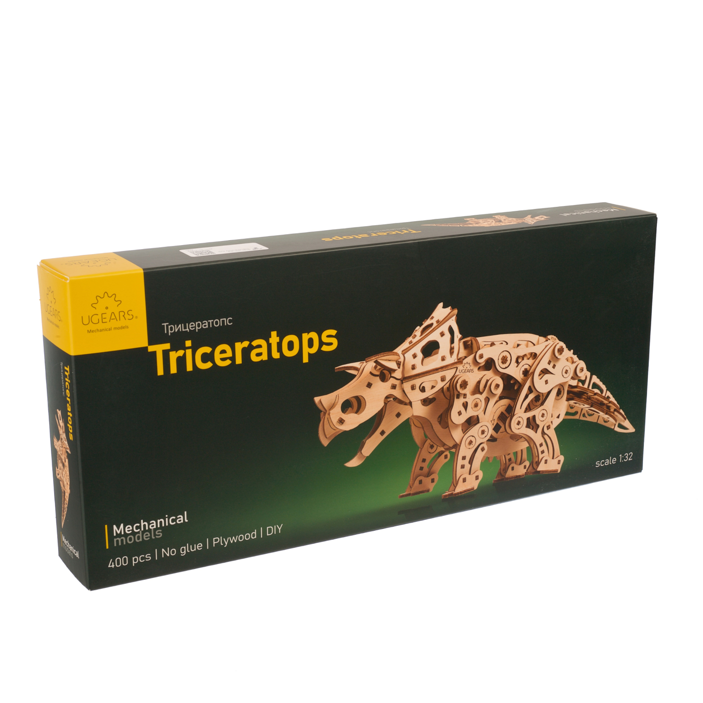 ugears-triceratops-modello-meccanico-in-legno-3d-da-costruire image 5