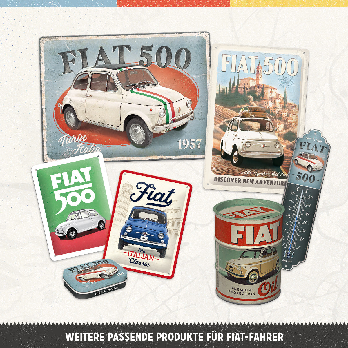 nostalgic-art-fiat-500-turin-italy-scatola-metallo-con-mentine-6x4-cm image 4