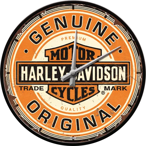 nostalgic-art-harley-davidson-genuine-original-orologio-da-parete-31-cm-2 image 1