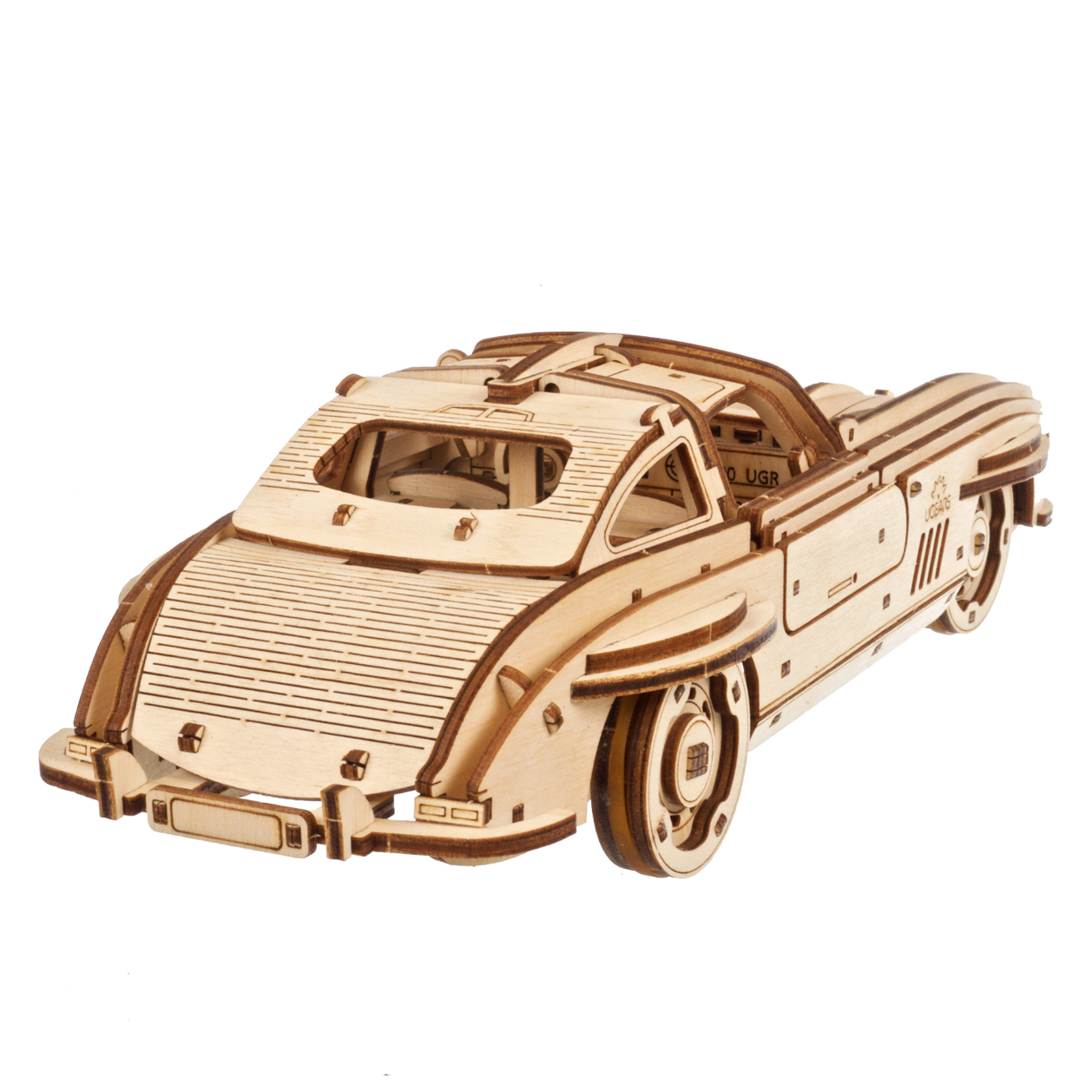 ugears-winged-sports-coupe-kit-modello-meccanico-in-legno-da-costruire image 4