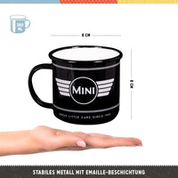 nostalgic-art-mini-logo-black-tazza-smaltata-in-acciaio-360-ml image 2