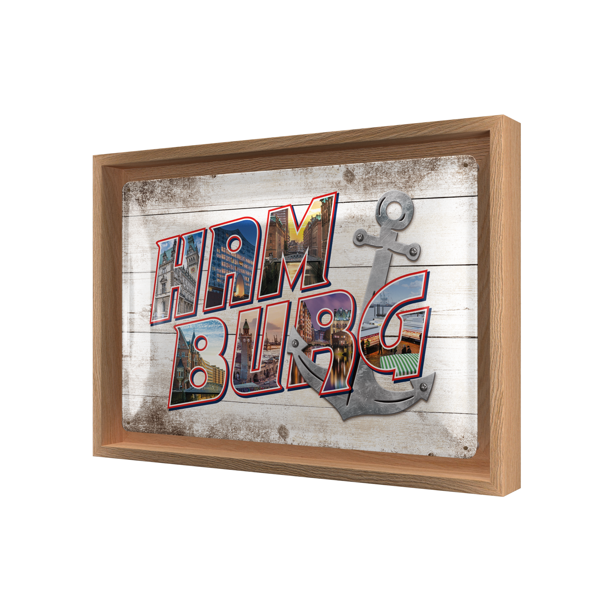 nostalgic-art-hamburg-anker-cornice-n-frame-m-24x33-5-cm image 1