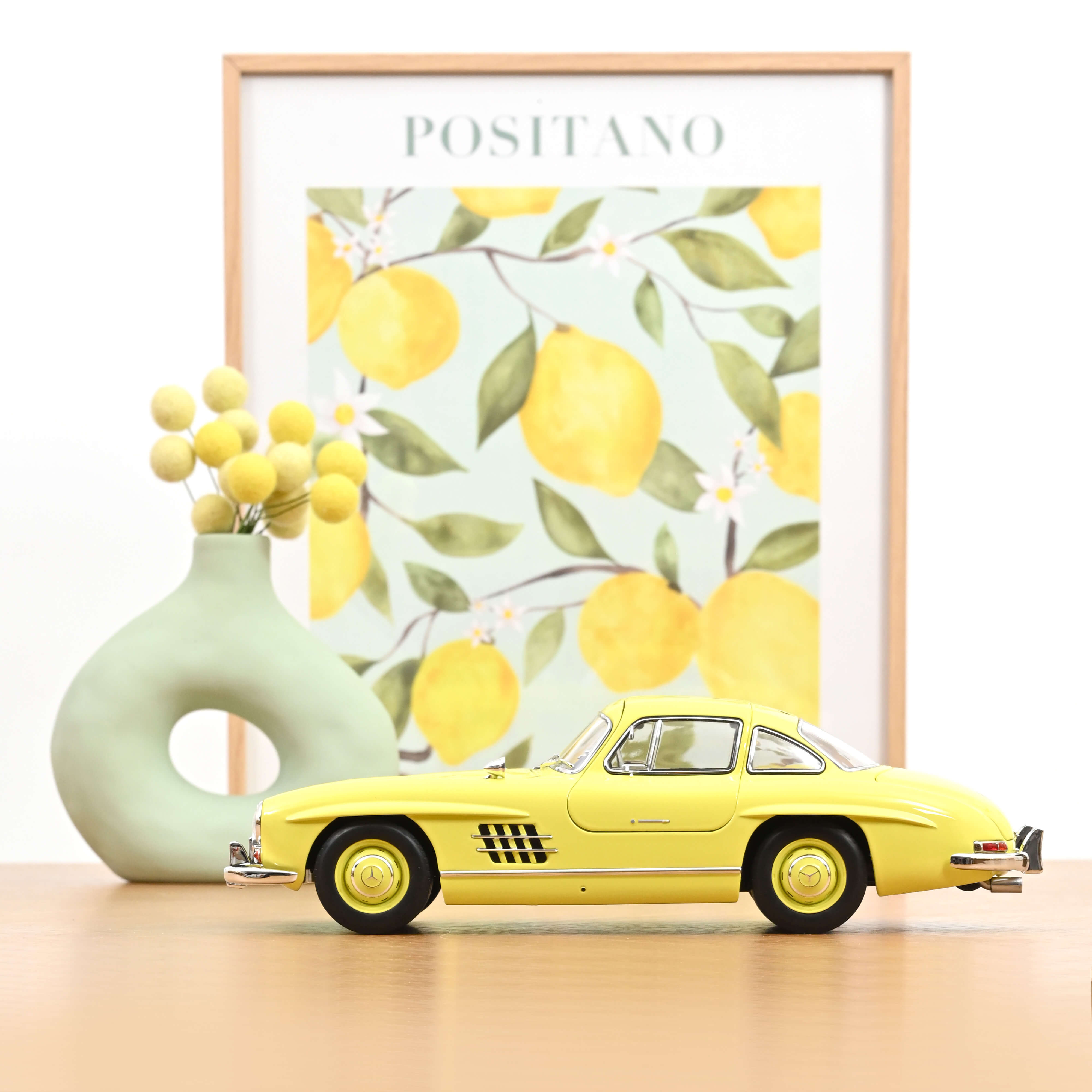 norev-mercedes-benz-300-sl-1954-giallo-fantasia-1-18-200-pz-edizione-limitata image 5
