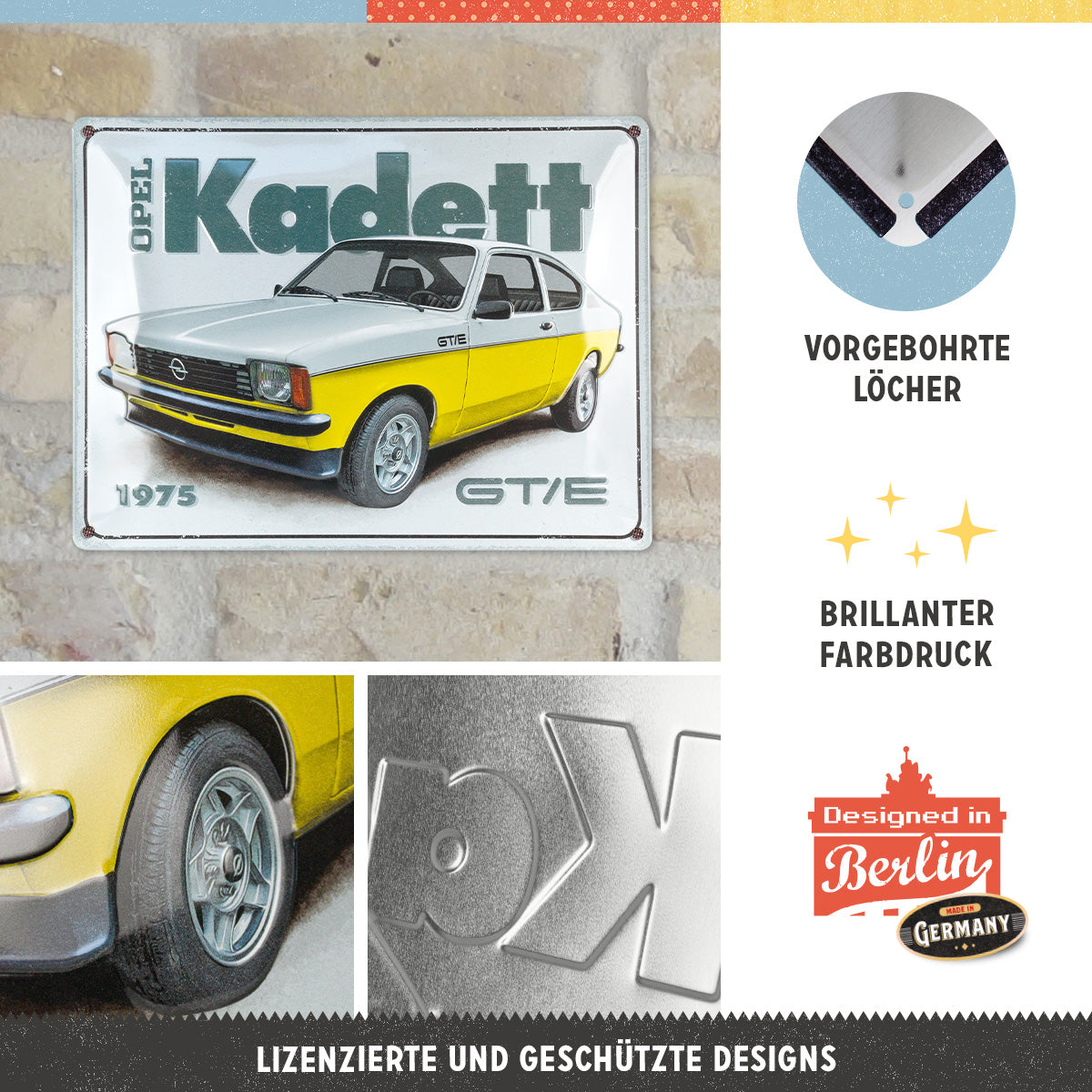 nostalgic-art-opel-kadett-gt-e-targa-in-metallo-30x40-cm-2 image 3