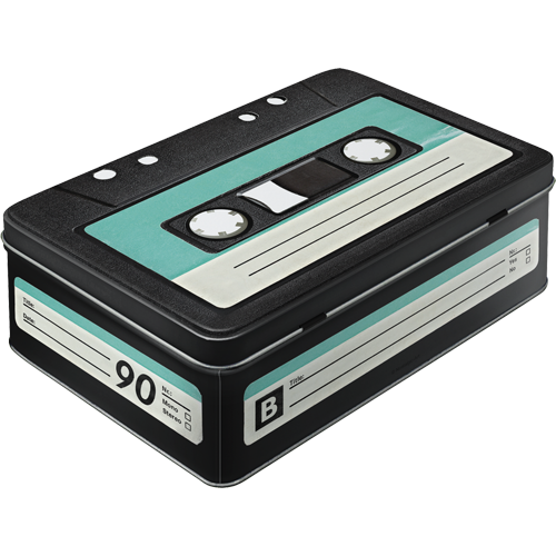 nostalgic-art-retro-cassette-scatola-in-metallo-piatta-2-5-l image 2