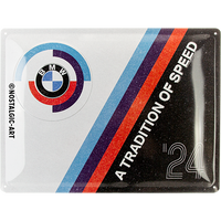 nostalgic-art-bmw-motorsport-tradition-of-speed-targa-30x40-cm image 2