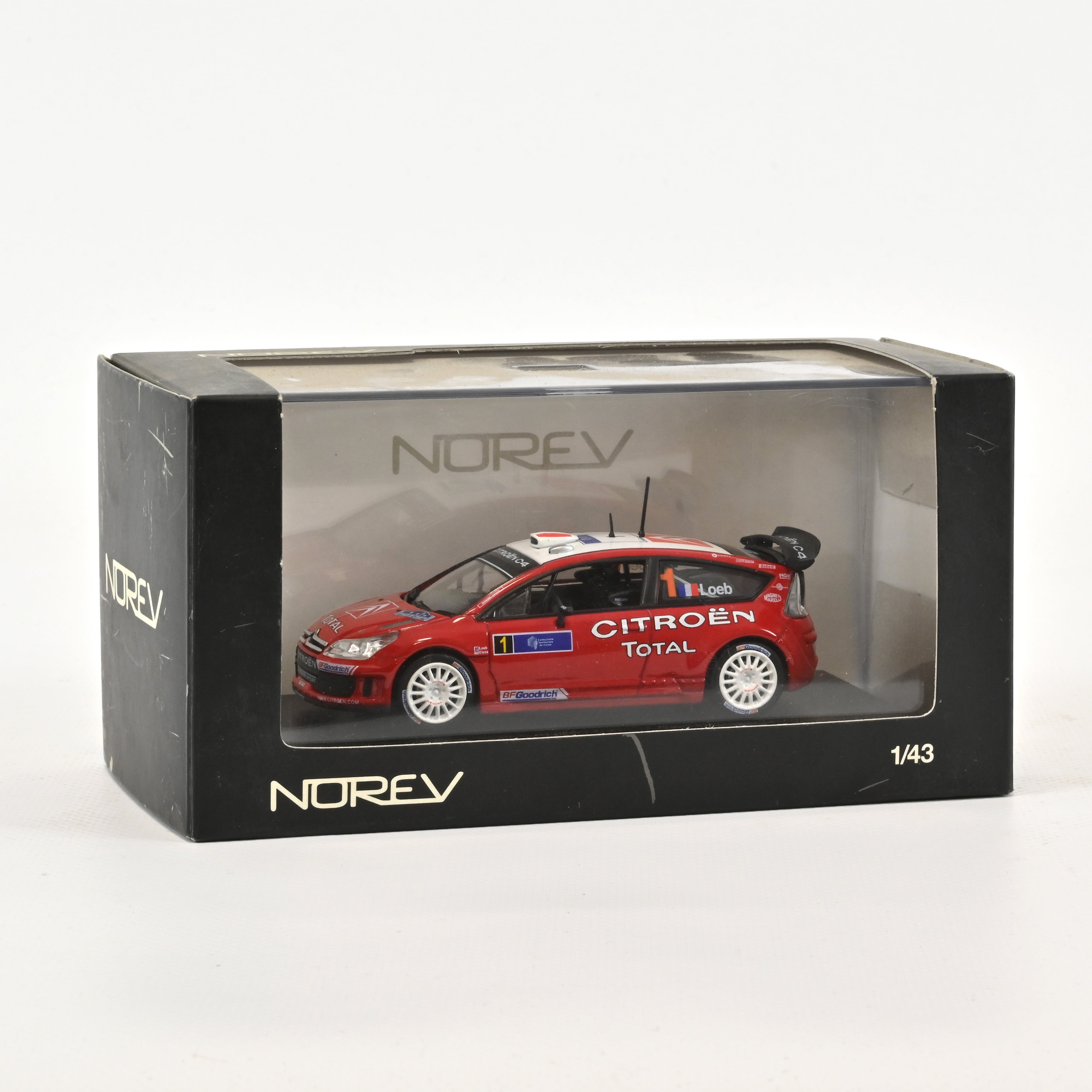 norev-citro-n-c4-wrc-tour-de-corse-2007-loeb-elena-modellino-1-43 image 1