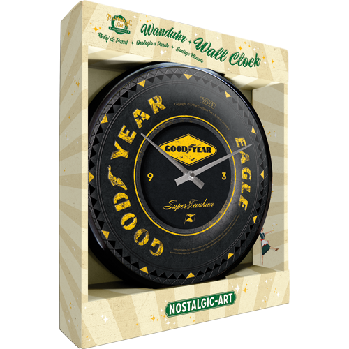 nostalgic-art-goodyear-wheel-orologio-da-parete-31-cm image 2