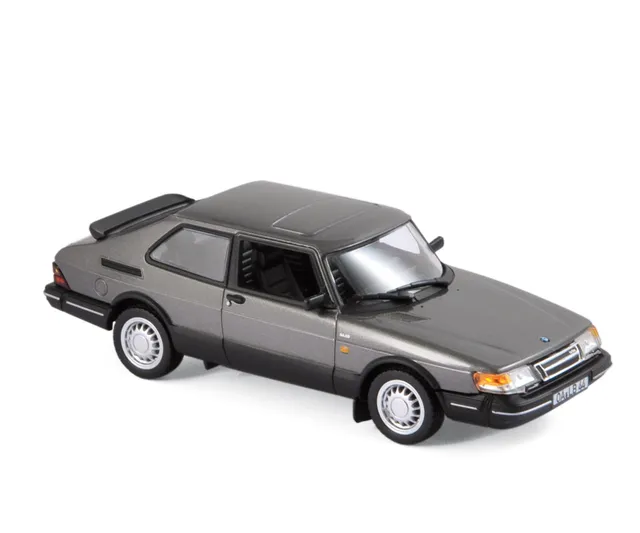 norev-saab-900-turbo-16-coup-1991-grigio-metallizzato-1-43 image 1