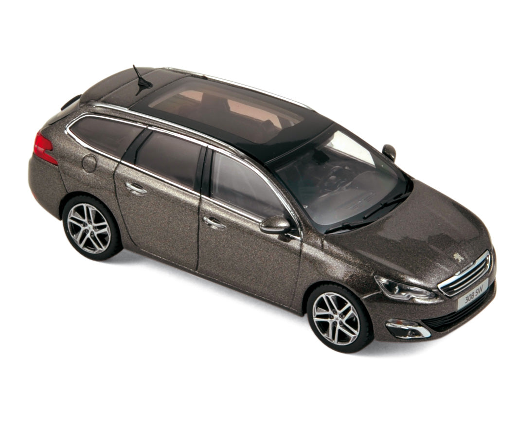 norev-peugeot-308-sw-2014-gris-moka-1-43-modellino-station-wagon-die-cast image 1