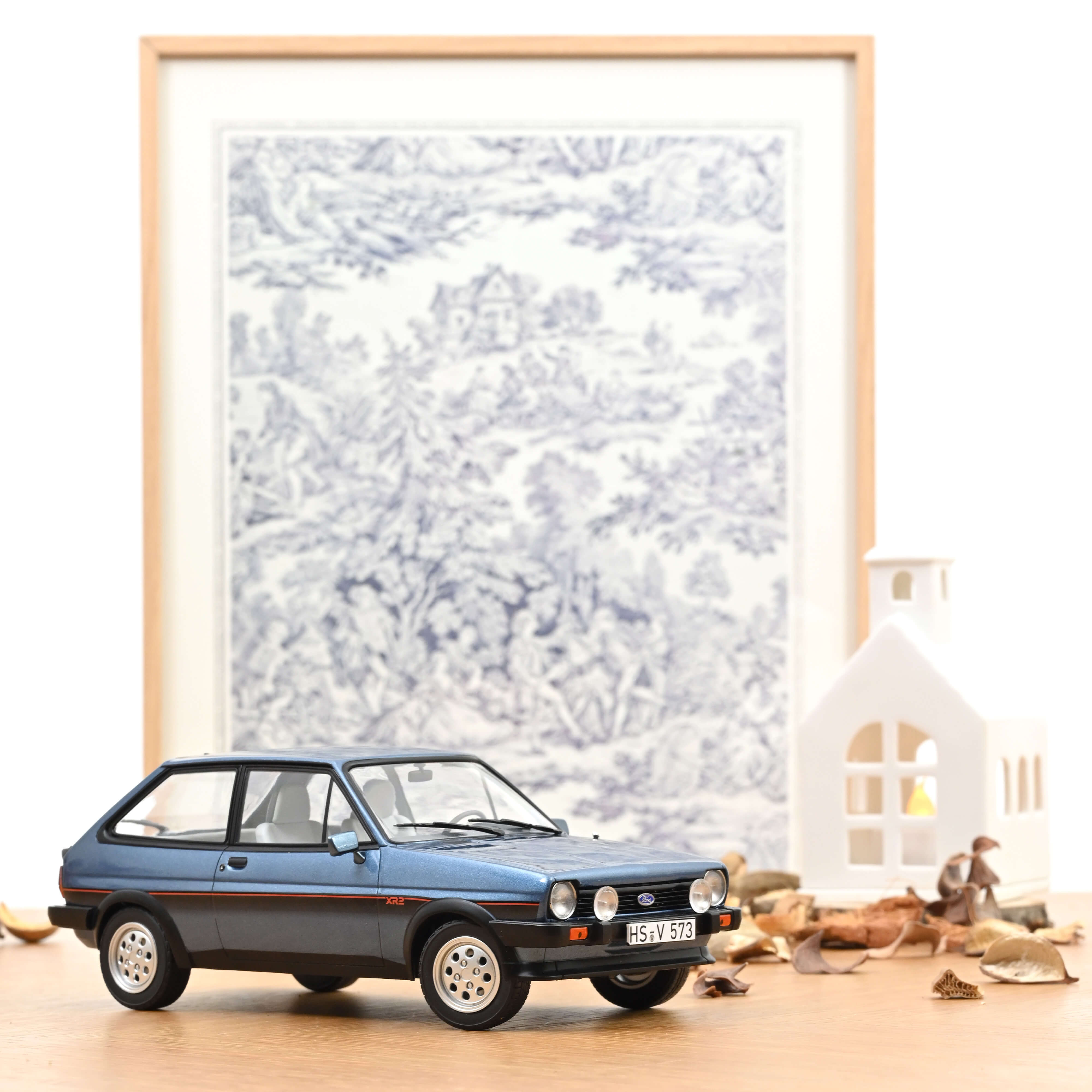 norev-ford-fiesta-xr2-1981-blu-metallizzato-modellino-auto-1-18 image 1