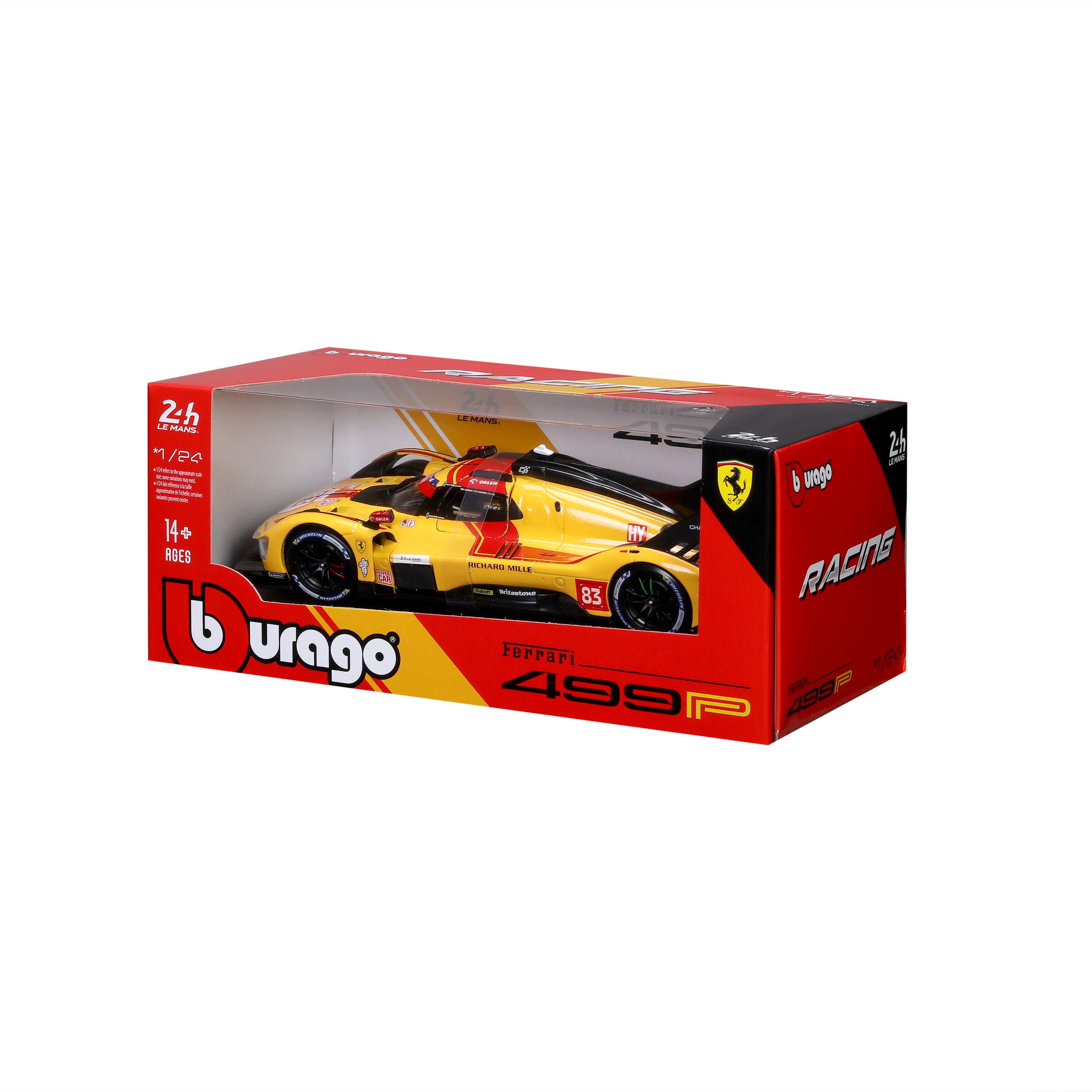 bburago-ferrari-499p-hypercar-24h-le-mans-campione-2025-n-83-1-24 image 8