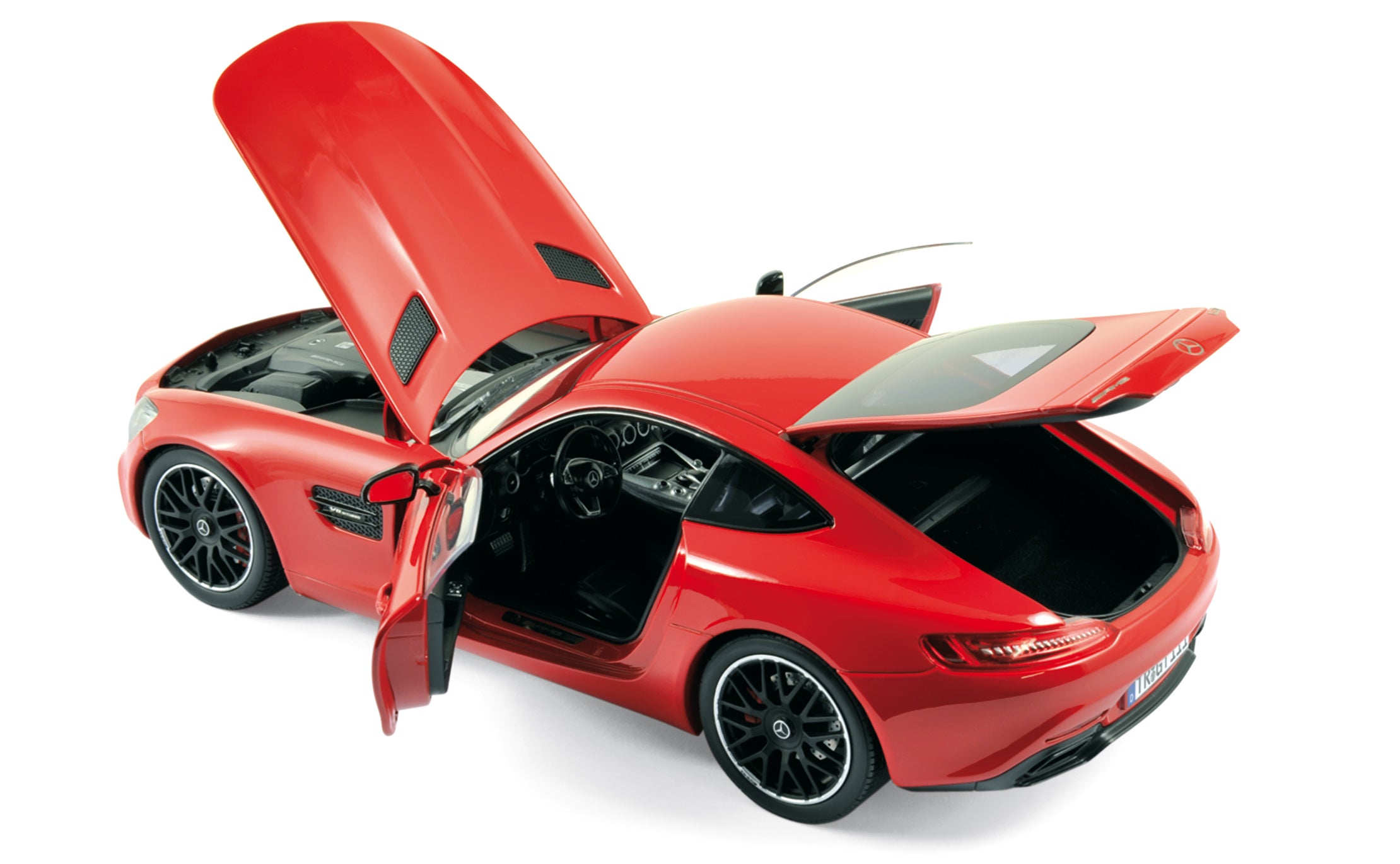 norev-mercedes-amg-gt-2015-rossa-1-18-modellino-supercar image 2