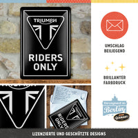 nostalgic-art-triumph-riders-only-card-metallica-10x14-cm image 3