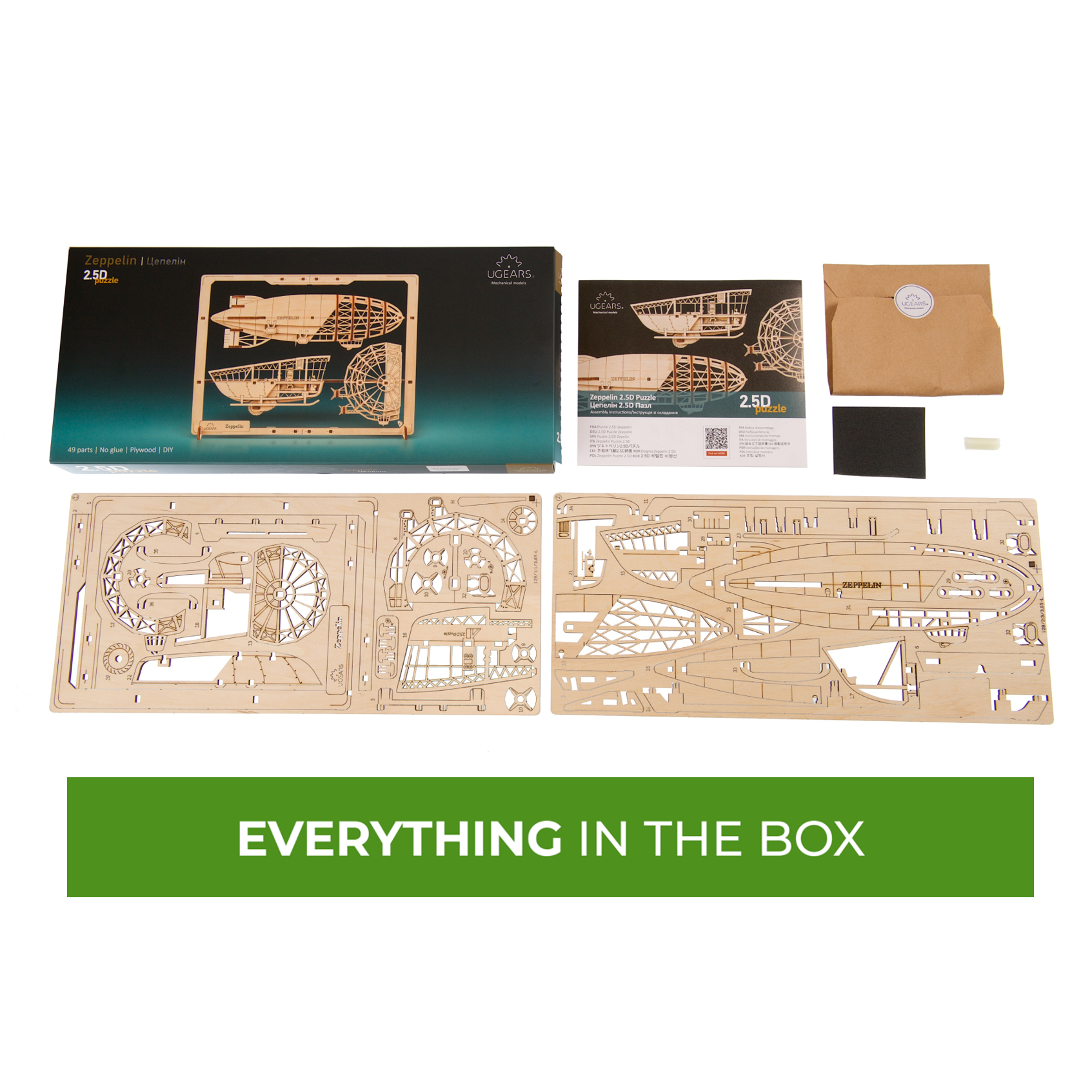 ugears-zeppelin-puzzle-2-5d-in-legno-u-mini-da-collezione image 6