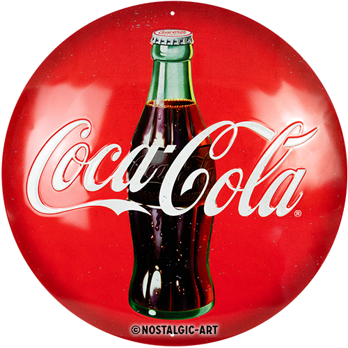 nostalgic-art-coca-cola-targa-rotonda-in-metallo-gozzo-35-cm image 1