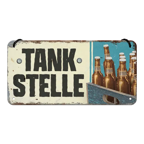 nostalgic-art-tankstelle-bier-insegna-metallo-da-appendere-10x20-cm image 1