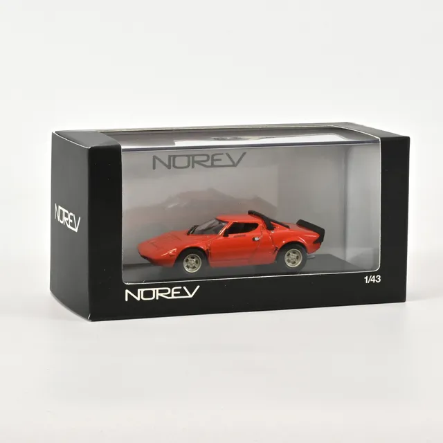 norev-lancia-stratos-hf-stradale-1973-modellino-auto-1-43-arancione image 1